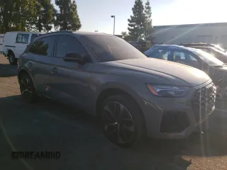 2021 Audi SQ5 Premium Plus with VIN WA1B4AFY0M2038350, listed as a Copart auction lot 70038294 with 31,724 mi miles and Salvage Title. Bid and sale history available at DreamBid. Image 4.