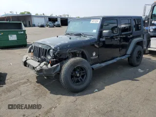 2008 Jeep Wrangler Unlimited X with VIN 1J4GB39118L505846, listed as a Copart auction lot 64015204 with 196,061 mi miles and Salvage Title. Bid and sale history available at DreamBid. Image 1.