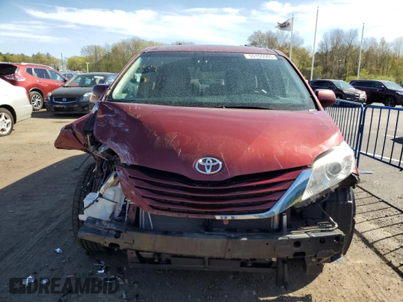 2016 Toyota Sienna LE with VIN 5TDJK3DC5GS132571, listed as a Copart auction lot 55155505 with 143,294 mi miles and Salvage Title. Bid and sale history available at carsss.com. Image 5.