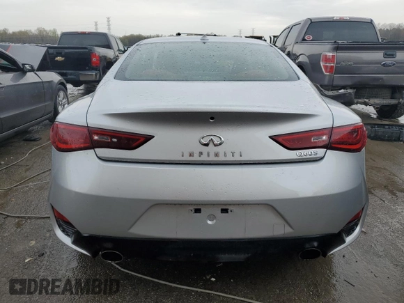 2018 Infiniti Q60 Sport with VIN JN1EV7EK9JM341758, listed as a Copart auction lot 47898084 with 27,882 mi miles and Clean Title. Bid and sale history available at DreamBid. Image 6.