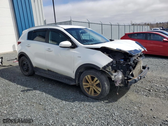 2018 Kia Sportage LX with VIN KNDPMCAC5J7452452, listed as a Copart auction lot 48515735 with 160,280 mi miles and Salvage Title. Bid and sale history available at carsss.com. Image 4.