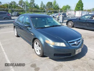 2004 Acura TL with VIN 19UUA66284A014224, listed as a IAAI auction lot 42079748 with 155,563 mi miles. Bid and sale history available at carsss.com. Image 1.
