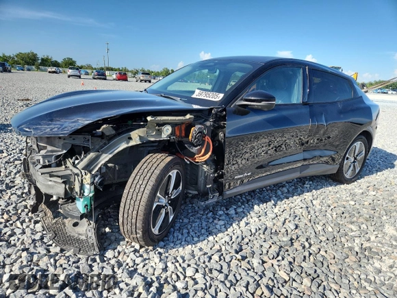 2022 Ford Mustang Mach-E Select with VIN 3FMTK1RM7NMA62546, listed as a Copart auction lot 59795205 with 99,266 mi miles and Salvage title. Bid and sale history available at DreamBid. Image 1.