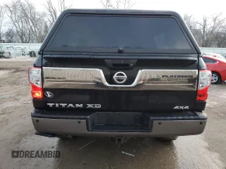 2017 Nissan Titan XD SL with VIN 1N6BA1F43HN515415, listed as a Copart auction lot 83384414 with 142,103 mi miles and Clean Title. Bid and sale history available at carsss.com. Image 6.