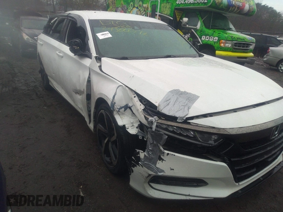 2019 Honda Accord Sport with VIN 1HGCV1F31KA009018, listed as a IAAI auction lot 38595783 with Not Provided miles and . Bid and sale history available at DreamBid. Image 6.