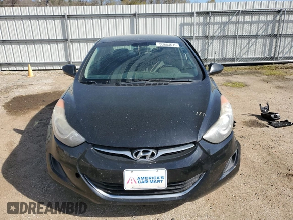 2013 Hyundai Elantra GLS z VIN 5NPDH4AE6DH384354, wystawiony jako Copart lot #50653675 z przebiegiem 165 375 mil mil oraz Szkody całkowita. Historia ofert i sprzedaży dostępna na DreamBid. Obrazek 5.
