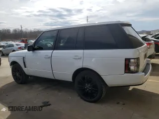 2012 Land Rover Range Rover HSE Lux with VIN SALMF1D43CA391140, listed as a Copart auction lot 46483235 with 147,606 mi miles and Salvage Title. Bid and sale history available at DreamBid. Image 2.