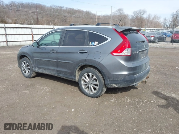 2012 Honda CR-V EX-L with VIN 2HKRM4H78CH608280, listed as a IAAI auction lot 41660971 with 192,226 mi miles. Bid and sale history available at carsss.com. Image 3.