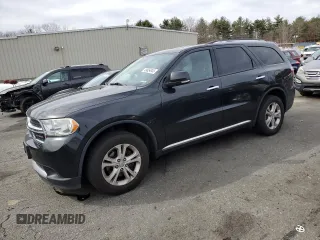 2013 Dodge Durango Crew with VIN 1C4RDJDG4DC697055, listed as a Copart auction lot 49054045 with 155,702 mi miles and Salvage title. Bid and sale history available at DreamBid. Image 1.