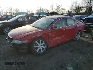 2004 Acura TSX w/Navigation with VIN JH4CL96994C030020, listed as a Copart auction lot 85901554 with 211,224 mi miles and Salvage Title. Bid and sale history available at carsss.com. Image 1.