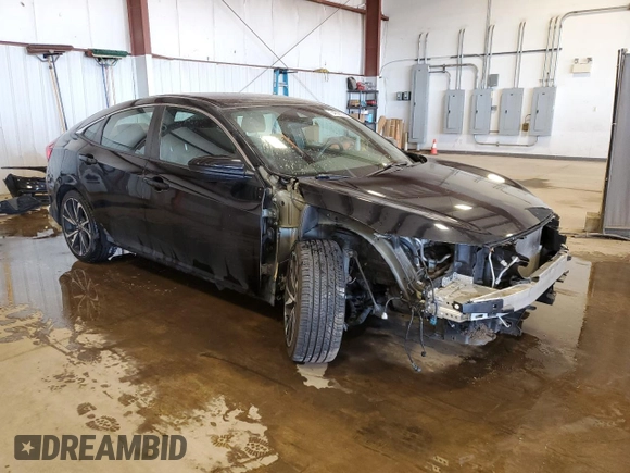 2019 Honda Civic Sport with VIN 2HGFC2F88KH514138, listed as a Copart auction lot 54598535 with 122,198 mi miles and Salvage title. Bid and sale history available at DreamBid. Image 4.