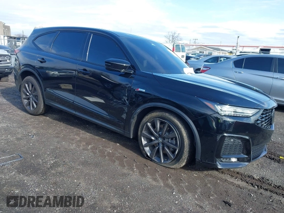 2025 Acura MDX w/A-Spec Package с VIN 5J8YE1H07SL000336, выставлен на аукционе IAAI как лот 41725542 с пробегом 6 013 миль миль и . История ставок и продаж доступна на DreamBid. Изображение 1.