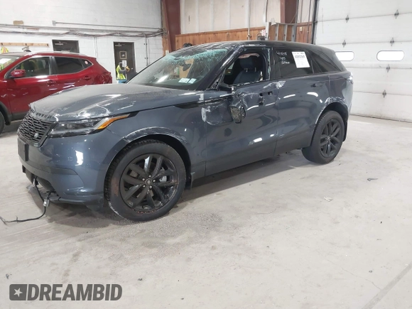 2025 Land Rover Range Rover Velar S with VIN SALYJ2EX4SA811596, listed as a IAAI auction lot 42052565 with 645 mi miles and . Bid and sale history available at DreamBid. Image 2.