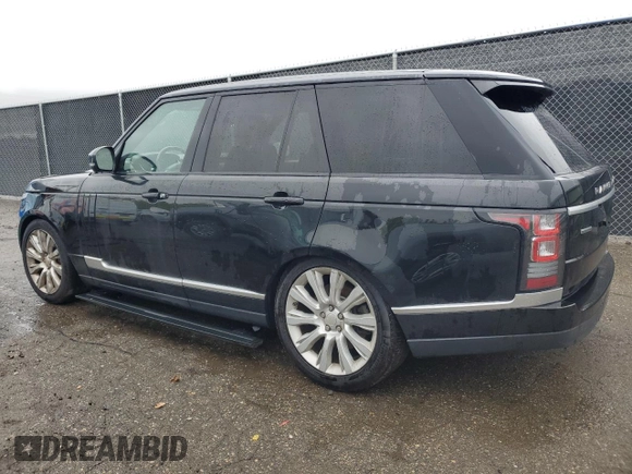 2015 Land Rover Range Rover Supercharged with VIN SALGS2TFXFA209102, listed as a Copart auction lot 55570885 with 141,280 mi miles and Clean title. Bid and sale history available at DreamBid. Image 2.