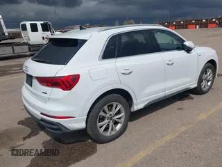 2023 Audi Q3 S line Premium with VIN WA1DECF30P1127433, listed as a IAAI auction lot 41969209 with 40,357 mi miles and . Bid and sale history available at DreamBid. Image 4.