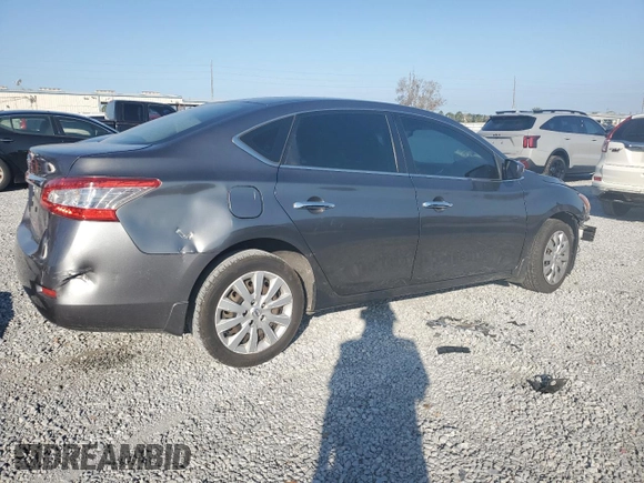 2015 Nissan Sentra SR with VIN 3N1AB7AP2FY265698, listed as a Copart auction lot 44362975 with 136,137 mi miles and Salvage Title. Bid and sale history available at DreamBid. Image 3.