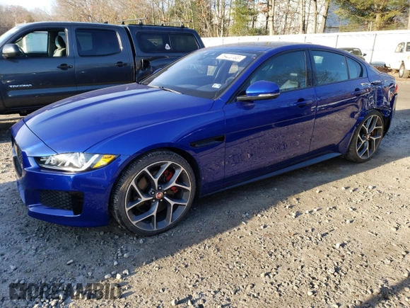 2018 Jaguar XE with VIN SAJAM4FV1JCP41519, listed as a Copart auction lot 79425183 with 16,662 mi miles and . Bid and sale history available at DreamBid. Image 1.