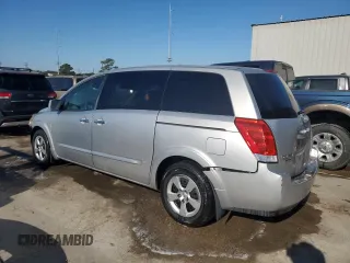 2009 Nissan Quest with VIN 5N1BV28U19N108037, listed as a Copart auction lot 75548664 with 107,011 mi miles and Salvage Title. Bid and sale history available at carsss.com. Image 2.