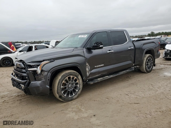 2024 Toyota Tundra 4WD Limited with VIN 5TFJA5EC9RX028899, listed as a Copart auction lot 43427805 with 8,847 mi miles and Salvage Title. Bid and sale history available at carsss.com. Image 1.