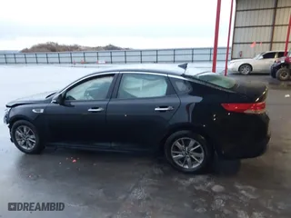 2017 Kia Optima LX 1.6T with VIN 5XXGT4L10HG129660, listed as a IAAI auction lot 40887271 with 107,000 mi miles. Bid and sale history available at carsss.com. Image 14.