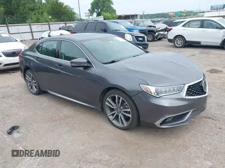 2019 Acura TLX Advance with VIN 19UUB3F85KA003579, listed as a IAAI auction lot 42446381 with 31,665 mi miles and . Bid and sale history available at DreamBid. Image 1.