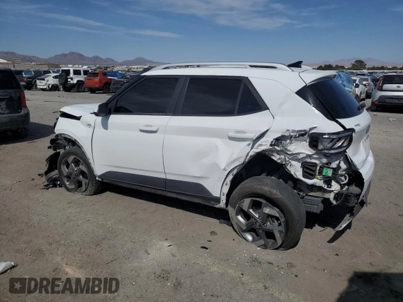 2022 Hyundai Venue SEL with VIN KMHRC8A39NU153994, listed as a Copart auction lot 54273795 with 76,084 mi miles and Salvage title. Bid and sale history available at DreamBid. Image 2.