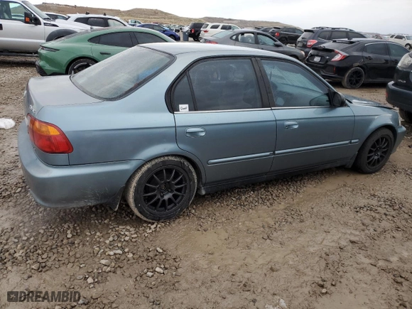 2000 Honda Civic VP with VIN 2HGEJ6614YH600003, listed as a Copart auction lot 45785285 with 164,812 mi miles and Salvage Title. Bid and sale history available at carsss.com. Image 3.