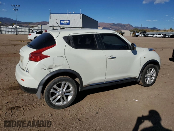 2012 Nissan Juke SL with VIN JN8AF5MR7CT114142, listed as a Copart auction lot 78395114 with Not Provided miles and Clean Title. Bid and sale history available at carsss.com. Image 3.