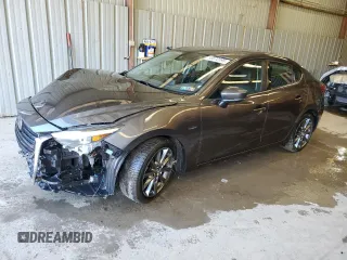 2018 Mazda 3 Grand Touring z VIN 3MZBN1W39JM211890, wystawiony jako Copart lot #53672595 z przebiegiem 50 628 mil mil oraz Szkoda całkowita • Salvage title. Historia ofert i sprzedaży dostępna na DreamBid. Obrazek 1.