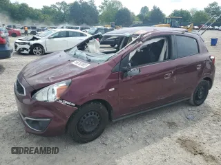 2020 Mitsubishi Mirage ES with VIN ML32A3HJ7LH010618, listed as a Copart auction lot 56702695 with 118,976 mi miles and Salvage title. Bid and sale history available at DreamBid. Image 1.