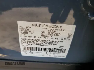 2025 Ford Explorer Active with VIN 1FMUK7DHXSGA16958, listed as a Copart auction lot 48891955 with 1,876 mi miles and Non Repairable. Bid and sale history available at carsss.com. Image 13.