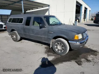 2002 Ford Ranger XL Fleet with VIN 1FTYR44U62PA36735, listed as a Copart auction lot 42587395 with 157,555 mi miles and Salvage Title. Bid and sale history available at carsss.com. Image 4.