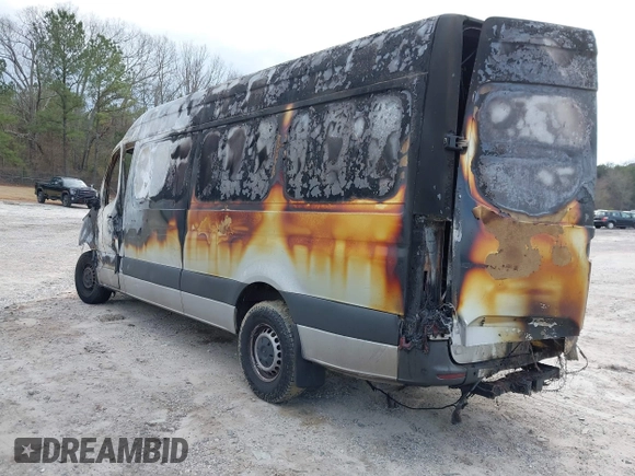 2023 Mercedes-Benz Sprinter Cargo Cargo with VIN W1Y40CHY4PT139050, listed as a IAAI auction lot 41521069 with Not Provided miles and . Bid and sale history available at carsss.com. Image 3.