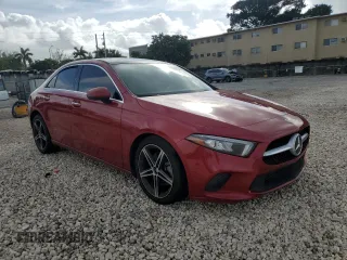 2022 Mercedes-Benz A 220 with VIN W1K3G4EB7NJ340943, listed as a Copart auction lot 86741384 with 35,707 mi miles and Salvage Title. Bid and sale history available at DreamBid. Image 4.