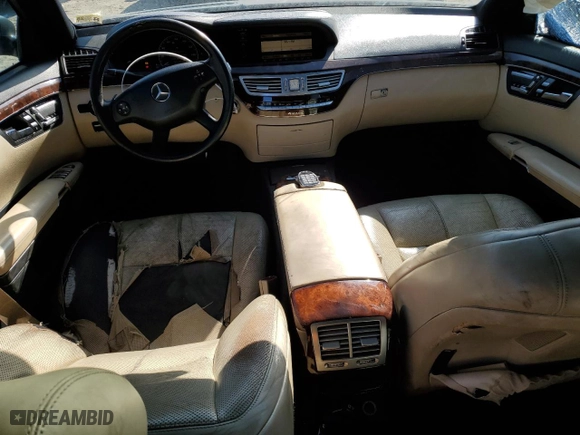 2007 Mercedes-Benz S-Class 5.5L V8 with VIN WDDNG86X37A112774, listed as a Copart auction lot 46650935 with 209,748 mi miles and Salvage Title. Bid and sale history available at carsss.com. Image 8.