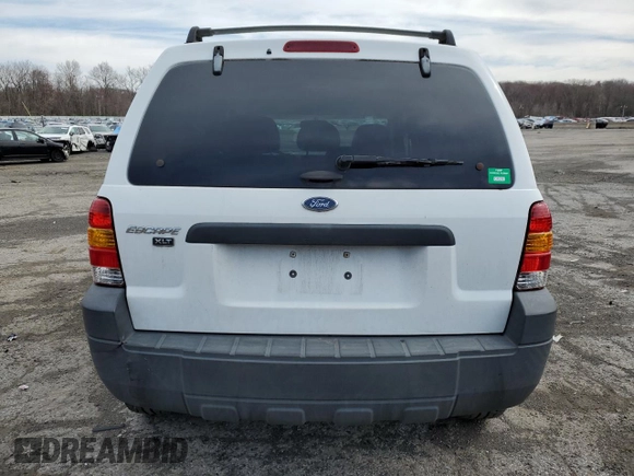 2005 Ford Escape XLT with VIN 1FMYU93Z95KB77112, listed as a Copart auction lot 53038615 with 190,165 mi miles and Salvage Title. Bid and sale history available at carsss.com. Image 6.