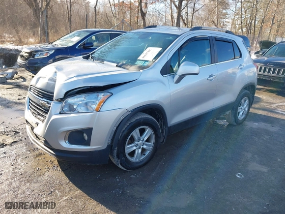 2016 Chevrolet Trax LT with VIN KL7CJPSB4GB626406, listed as a IAAI auction lot 41687817 with 89,061 mi miles. Bid and sale history available at carsss.com. Image 17.