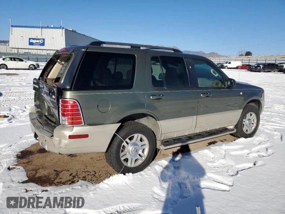 2004 Mercury Mountaineer Convenience z VIN 4M2ZU86K04ZJ43478, wystawiony jako Copart lot #42244735 z przebiegiem 190 892 mil mil oraz Szkoda całkowita • Salvage title. Historia ofert i sprzedaży dostępna na DreamBid. Obrazek 3.