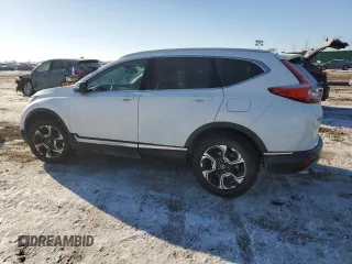 2017 Honda CR-V Touring with VIN 5J6RW2H9XHL013007, listed as a Copart auction lot 45664825 with 65,641 mi miles and Salvage Title. Bid and sale history available at carsss.com. Image 2.