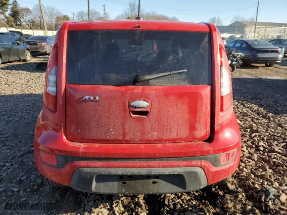 2013 Kia Soul + with VIN KNDJT2A61D7584481, listed as a Copart auction lot 87702205 with 89,036 mi miles and Salvage Title. Bid and sale history available at carsss.com. Image 6.