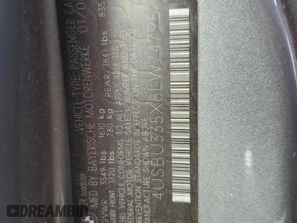 2008 BMW Z4 3.0i z VIN 4USBU335X8LW74795, wystawiony jako Copart lot #78286874 z przebiegiem 64 869 mil mil oraz Szkoda całkowita • Salvage title. Historia ofert i sprzedaży dostępna na DreamBid. Obrazek 12.