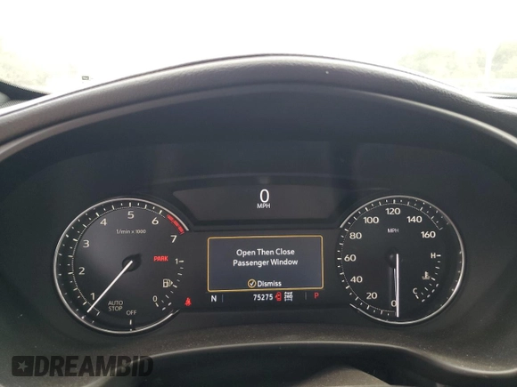 2020 Cadillac XT4 AWD Premium Luxury with VIN 1GYFZDR40LF086211, listed as a Copart auction lot 75734134 with 75,275 mi miles and Salvage title. Bid and sale history available at DreamBid. Image 9.