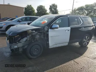 2022 Chevrolet Traverse RS z VIN 1GNERJKW0NJ183024, wystawiony jako Copart lot #59904995 z przebiegiem Nie podano mil oraz Szkoda całkowita • Salvage title. Historia ofert i sprzedaży dostępna na DreamBid. Obrazek 1.