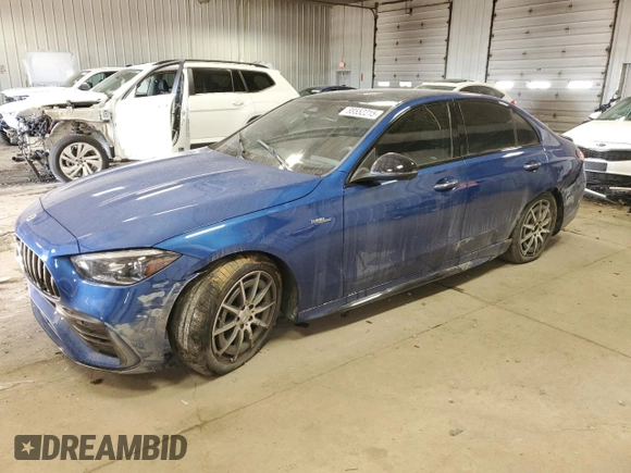 2023 Mercedes-Benz C 43 AMG with VIN W1KAF8HB5PR120847, listed as a Copart auction lot 88552215 with 15,359 mi miles and Salvage Title. Bid and sale history available at DreamBid. Image 1.