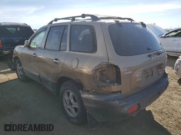 2003 Hyundai Santa Fe GLS with VIN KM8SC73D73U360575, listed as a Copart auction lot 42012085 with 193,755 mi miles and Salvage Title. Bid and sale history available at carsss.com. Image 2.
