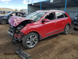 2018 Kia Niro Touring with VIN KNDCE3LC9J5175373, listed as a Copart auction lot 46708925 with 75,079 mi miles and Salvage Title. Bid and sale history available at carsss.com. Image 1.