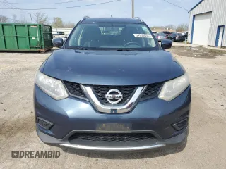 2016 Nissan Rogue SV with VIN KNMAT2MVXGP602788, listed as a Copart auction lot 54930855 with 134,364 mi miles and Clean Title. Bid and sale history available at carsss.com. Image 5.