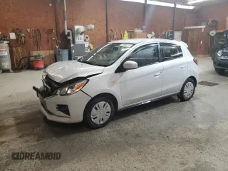 2021 Mitsubishi Mirage ES с VIN ML32AUHJ7MH004499, выставлен на аукционе Copart как лот 61065215 с пробегом 40 849 миль миль и Списание • Salvage title. История ставок и продаж доступна на DreamBid. Изображение 1.