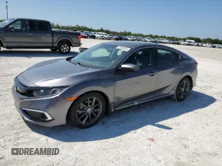 2021 Honda Civic Sedan EX with VIN 2HGFC1F34MH703080, listed as a Copart auction lot 49089425 with 18,451 mi miles and Salvage Title. Bid and sale history available at carsss.com. Image 1.