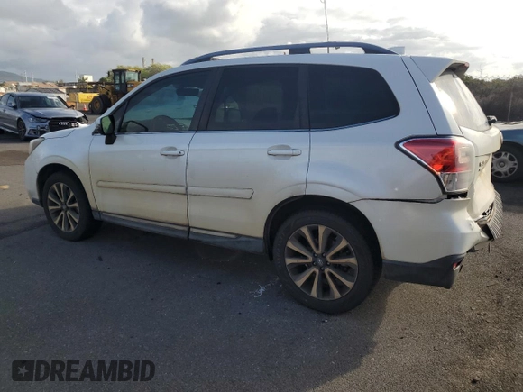 2017 Subaru Forester Touring with VIN JF2SJGWC2HH567597, listed as a Copart auction lot 45062975 with 74,277 mi miles and Salvage Title. Bid and sale history available at carsss.com. Image 2.
